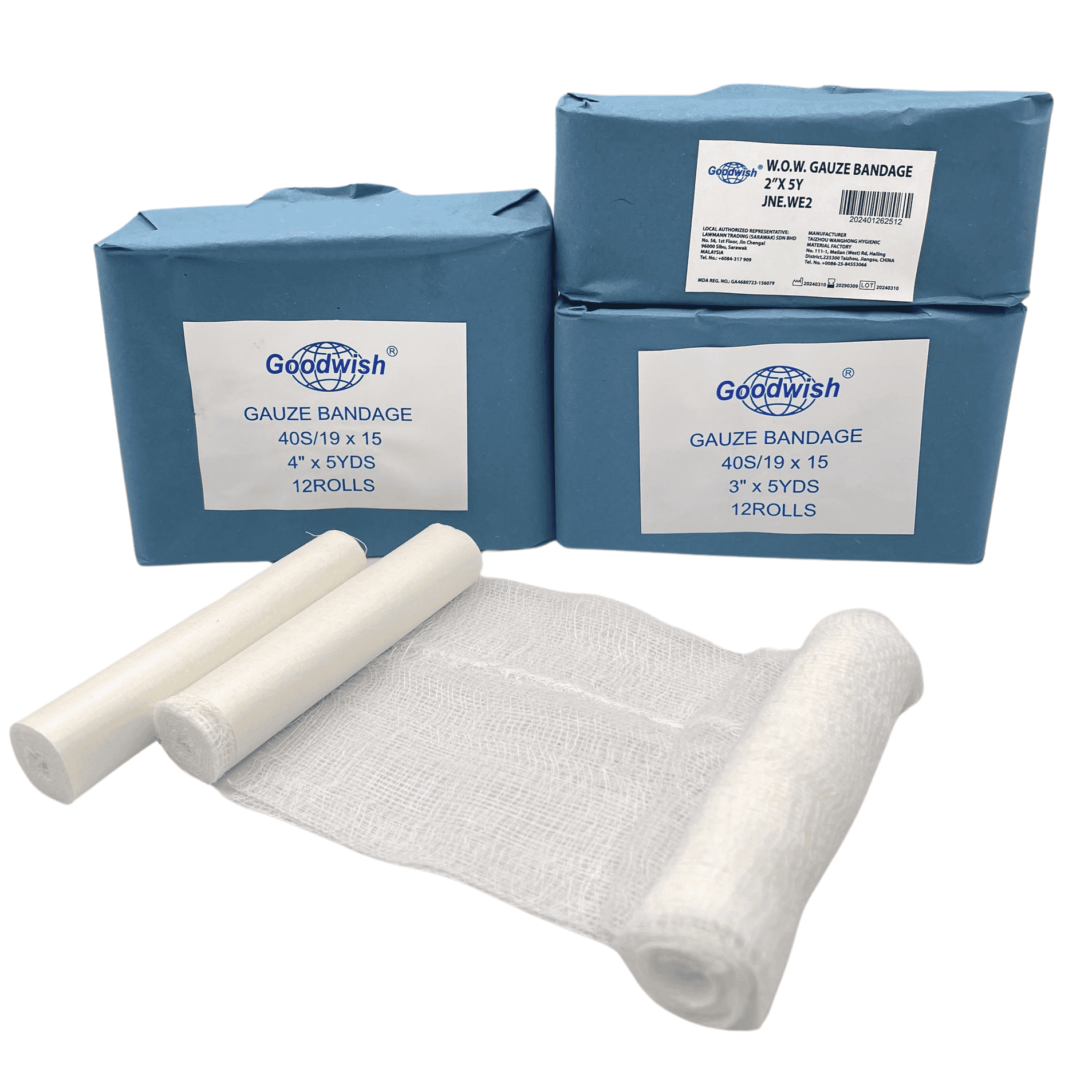 Goodwish W.O.W. Gauze Bandage - Lawmann Medical Supplies Sarawak