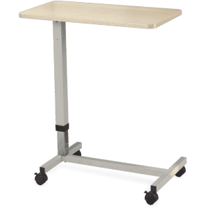 KODEA Overbed Table (Hydraulic Lift) front view - Lawmann Medical Supplies Sarawak