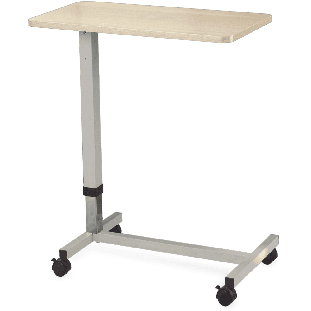 KODEA Overbed Table (Hydraulic Lift) front view - Lawmann Medical Supplies Sarawak