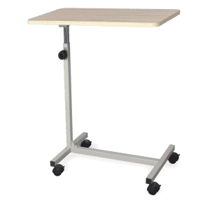 KODEA KDA 572 Overbed Table knob adjusted front view - Lawmann Medical Supplies Sarawak