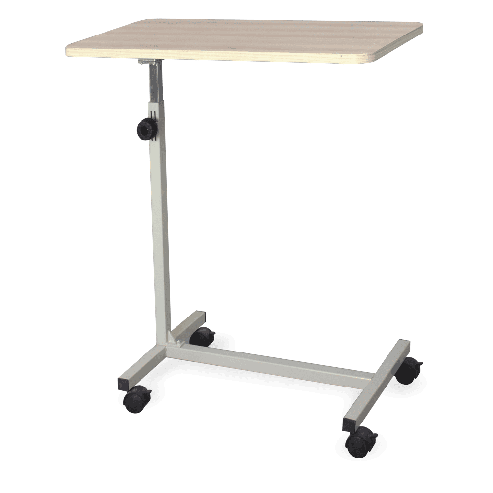 KODEA KDA 572 Overbed Table knob adjusted front view - Lawmann Medical Supplies Sarawak