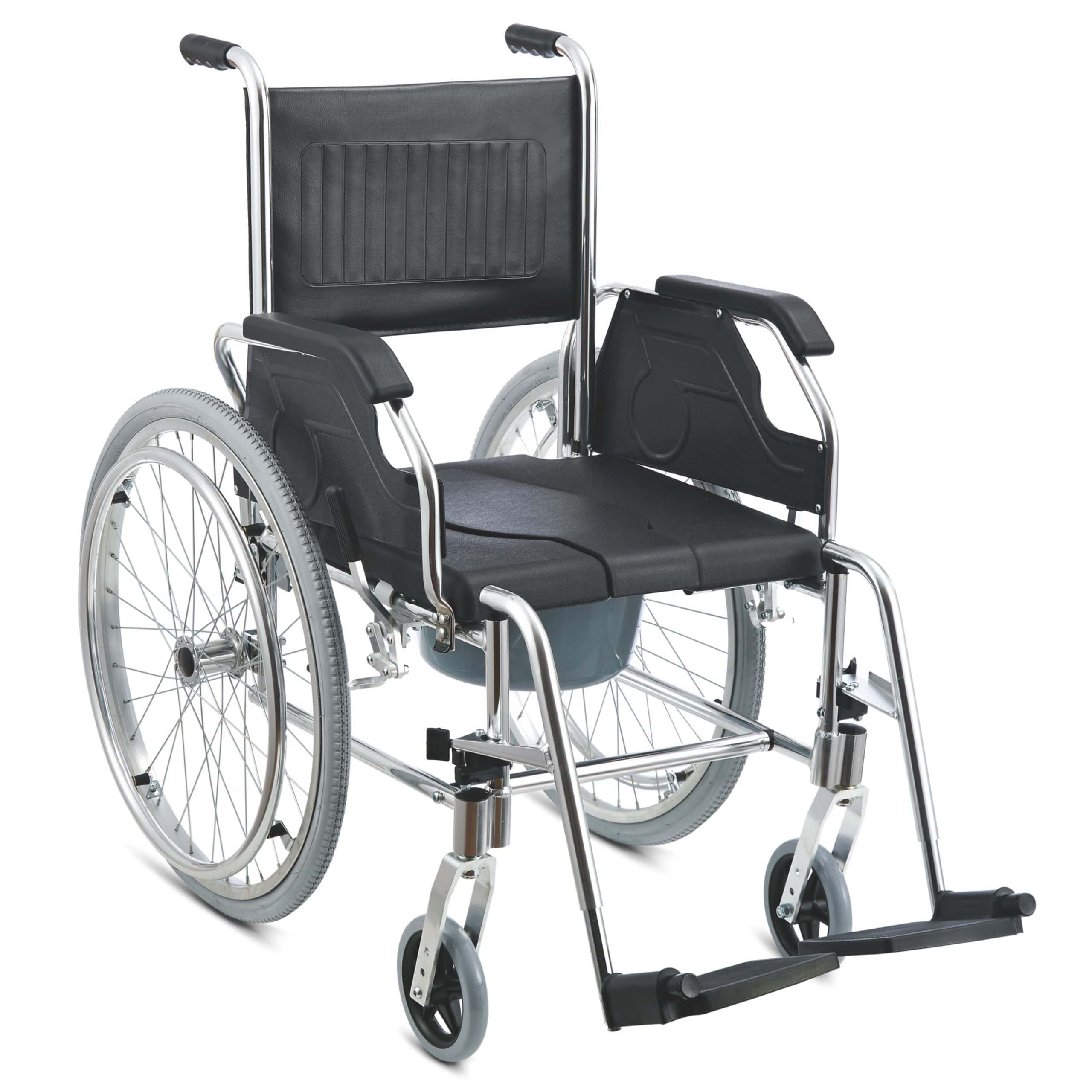 KODEA KDA683L Lightweight Commode Wheelchair - Lawmann Medical Supplies Sarawak