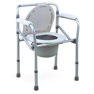 KODEA KDA894L lightweight commode chair front view – Lawmann Medical Supplies Sarawak