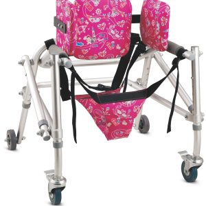 KODEA KDA9122L-A seated pediatric reverse walker front view – Lawmann Medical Supplies Sarawak