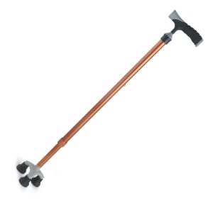 KODEA KDA9207LW-2 tripod cane with 3 tips front view – Lawmann Medical Supplies Sarawak