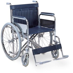 KODEA KDA975-51 bariatric wheelchair 51cm seat width front view – Lawmann Medical Supplies Sarawak