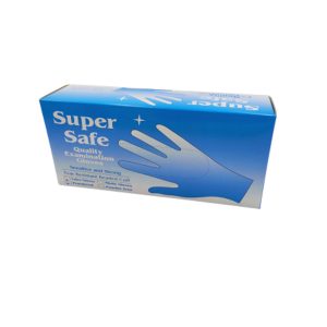 SuperSafe Latex Gloves box - Lawmann Medical Supplies Sarawak