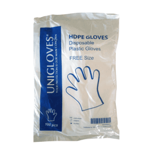 Unigloves HDPE Gloves pack - Lawmann Medical Supplies Sarawak
